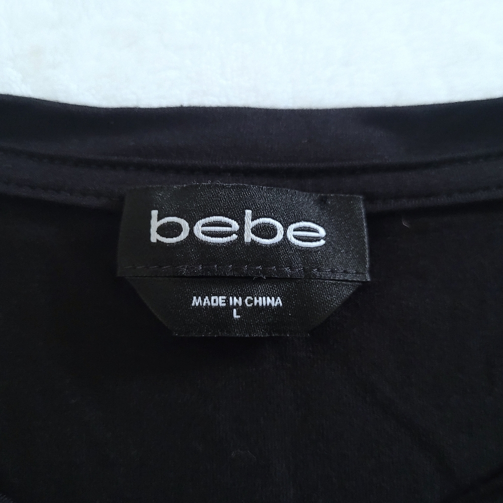 bebe Mouth👄 Grasping "bebe" Banner Top - NWT - Picture 5 of 16